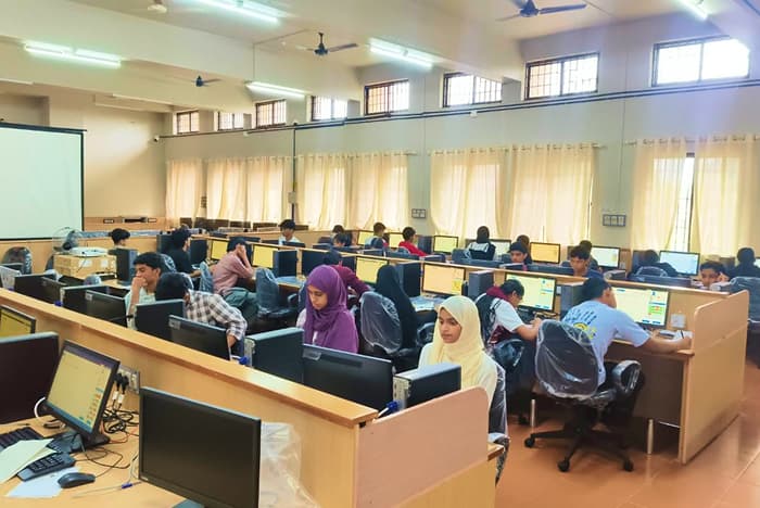 Students at a XandY examination centre