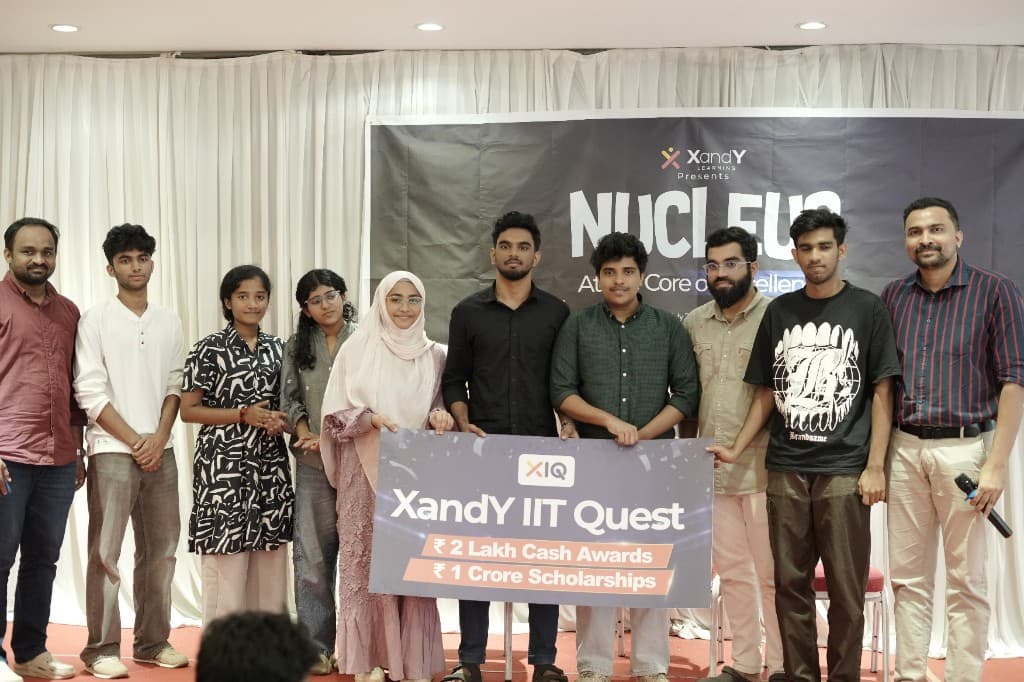 XandY IIT Quest team at NUCLEUS event